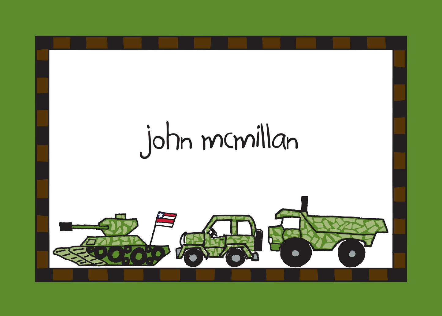 Militar Trucks Sticker