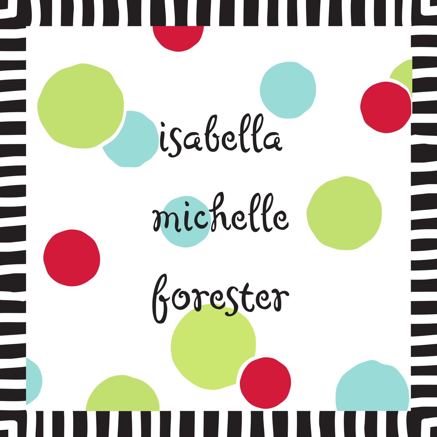 Red, Green and Blue Dots Sticker
