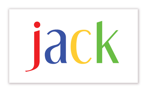 Multicolor Name Sticker