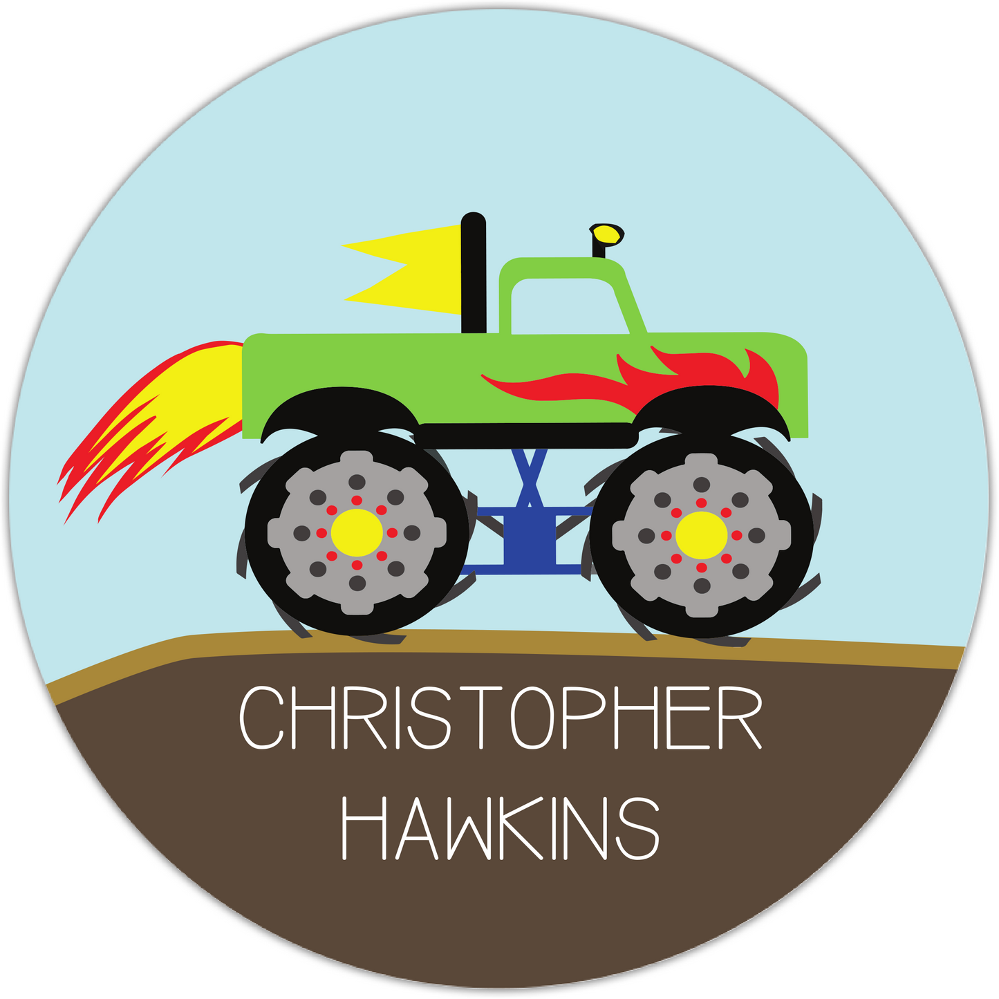 Fire Truck Sticker