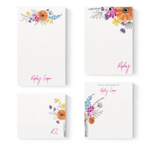 Notepads Flowers