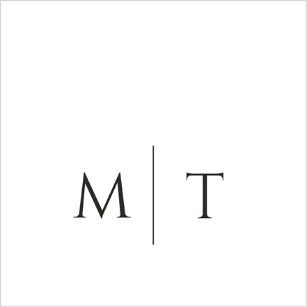 Black Ink Initial Napkins