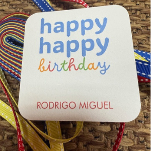 Gift Tag happy happy