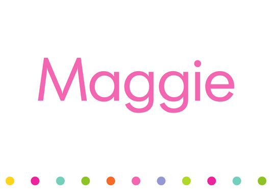 Name with Dots Sticker