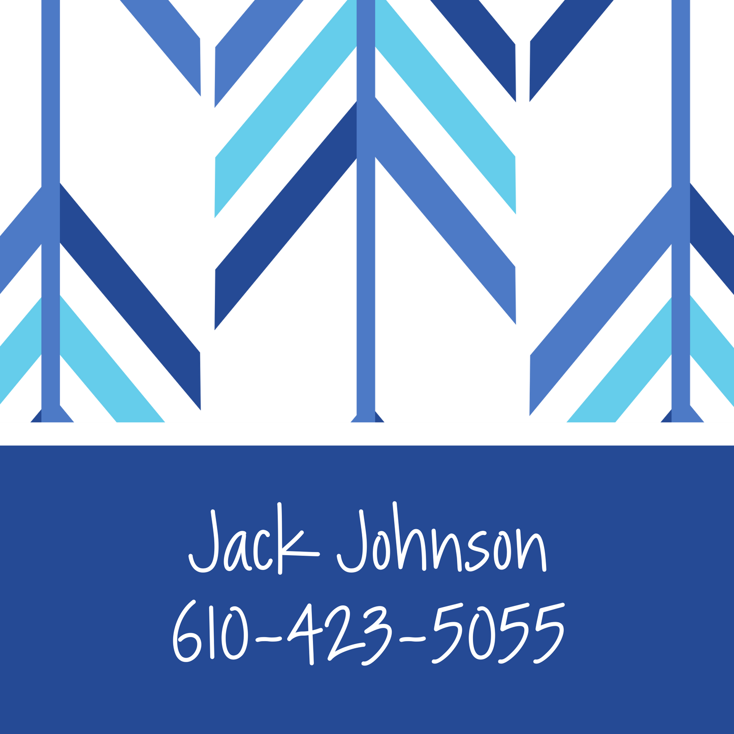 Blue Sticker