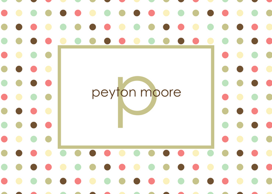 Multicolor Dots Sticker