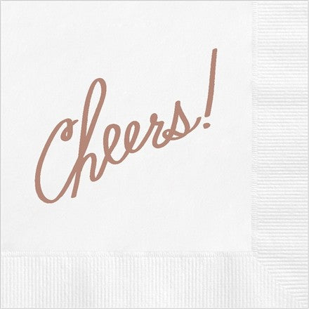 Cheers! Cocktail Napkin
