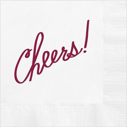 Cheers! Cocktail Napkin