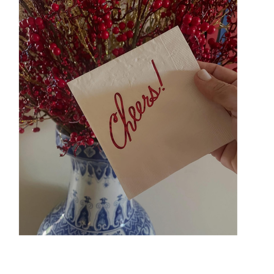 Cheers Napkin Box of 25