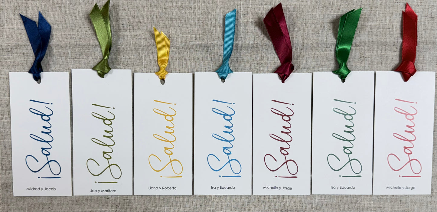 Salud Wine Tags