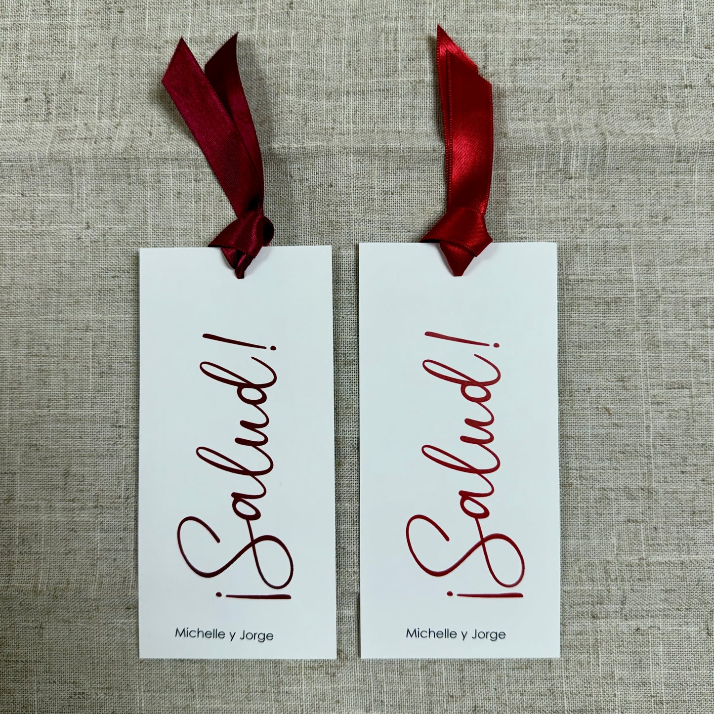 Salud Wine Tags