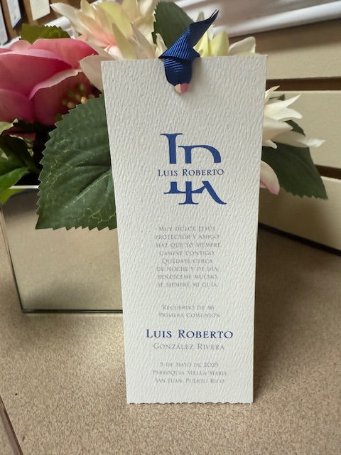 Bookmark Boy Modern Monogram