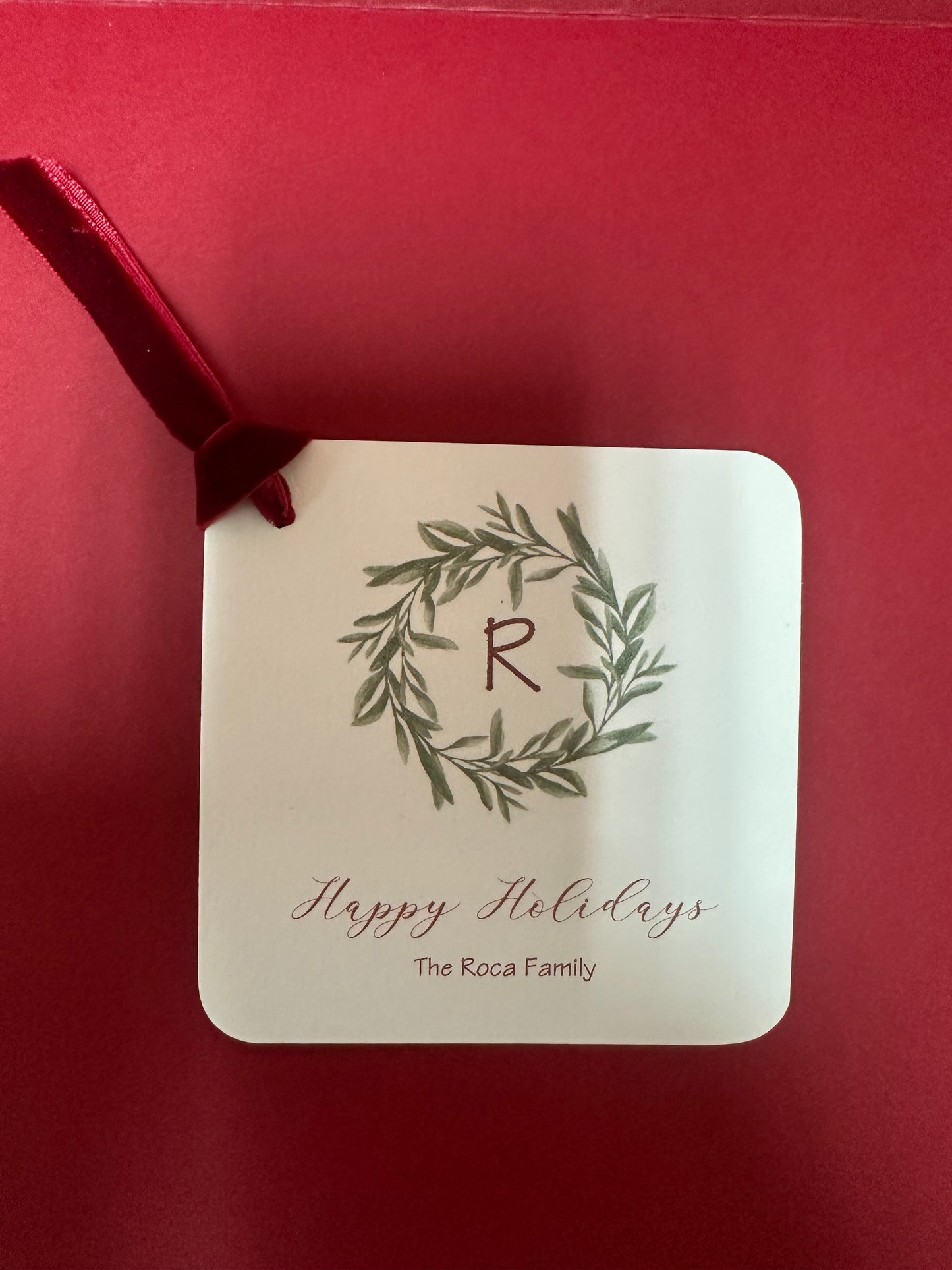 Wreath Gift Tag