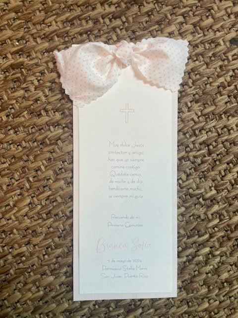 Bookmark Double Panel with Dots Ribbon