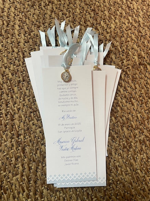 Bookmark Double Panel with Medal