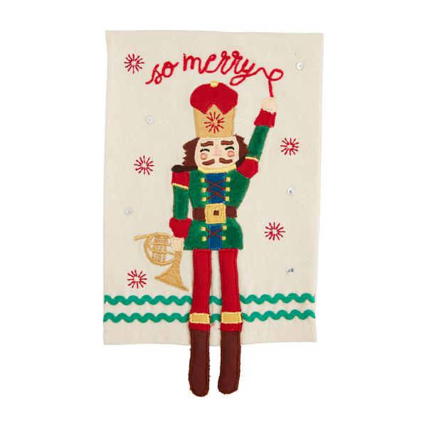 So Merry Nutcracker Dangle Leg Towel