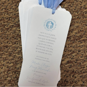 Bookmark with Watercolor Cross