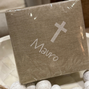 Beverage Napkin Taipe with White Ink