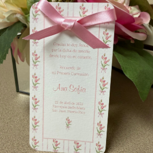 Bookmark Girl Flowers Border