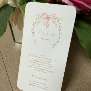 Bookmark Girl Wreath with Bow