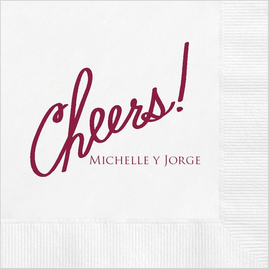 Cheers! Cocktail Napkin