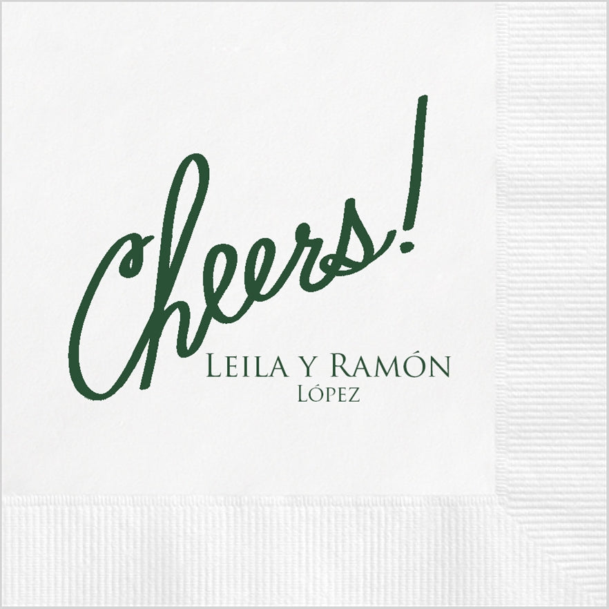 Cheers! Cocktail Napkin