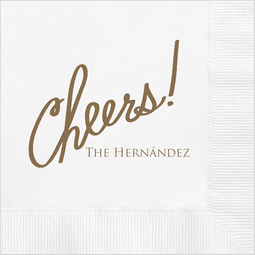 Cheers! Cocktail Napkin