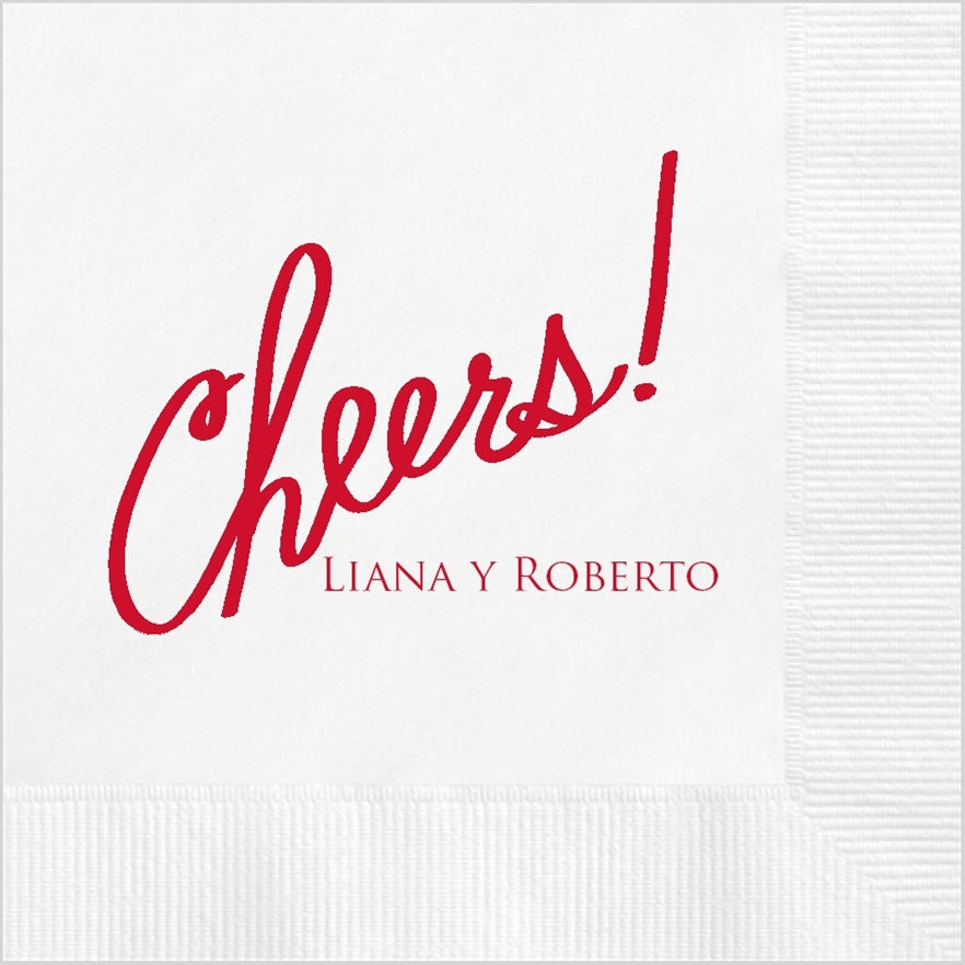 Cheers! Cocktail Napkin