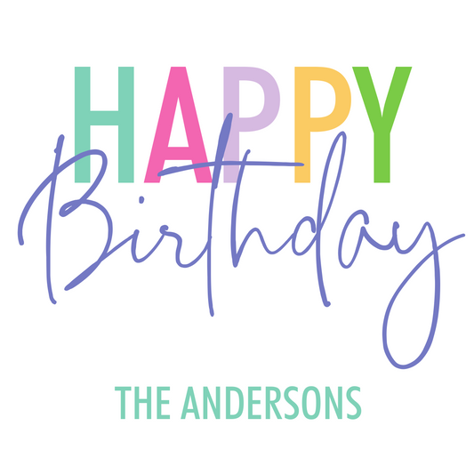 Happy Birthday Sticker