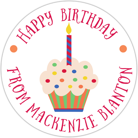 Cupcake Sticker