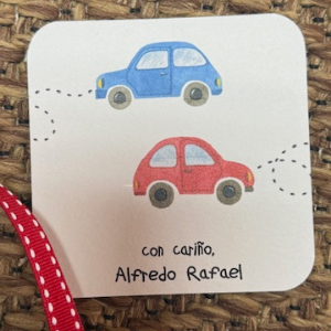 Gift Tag Crazy Cars